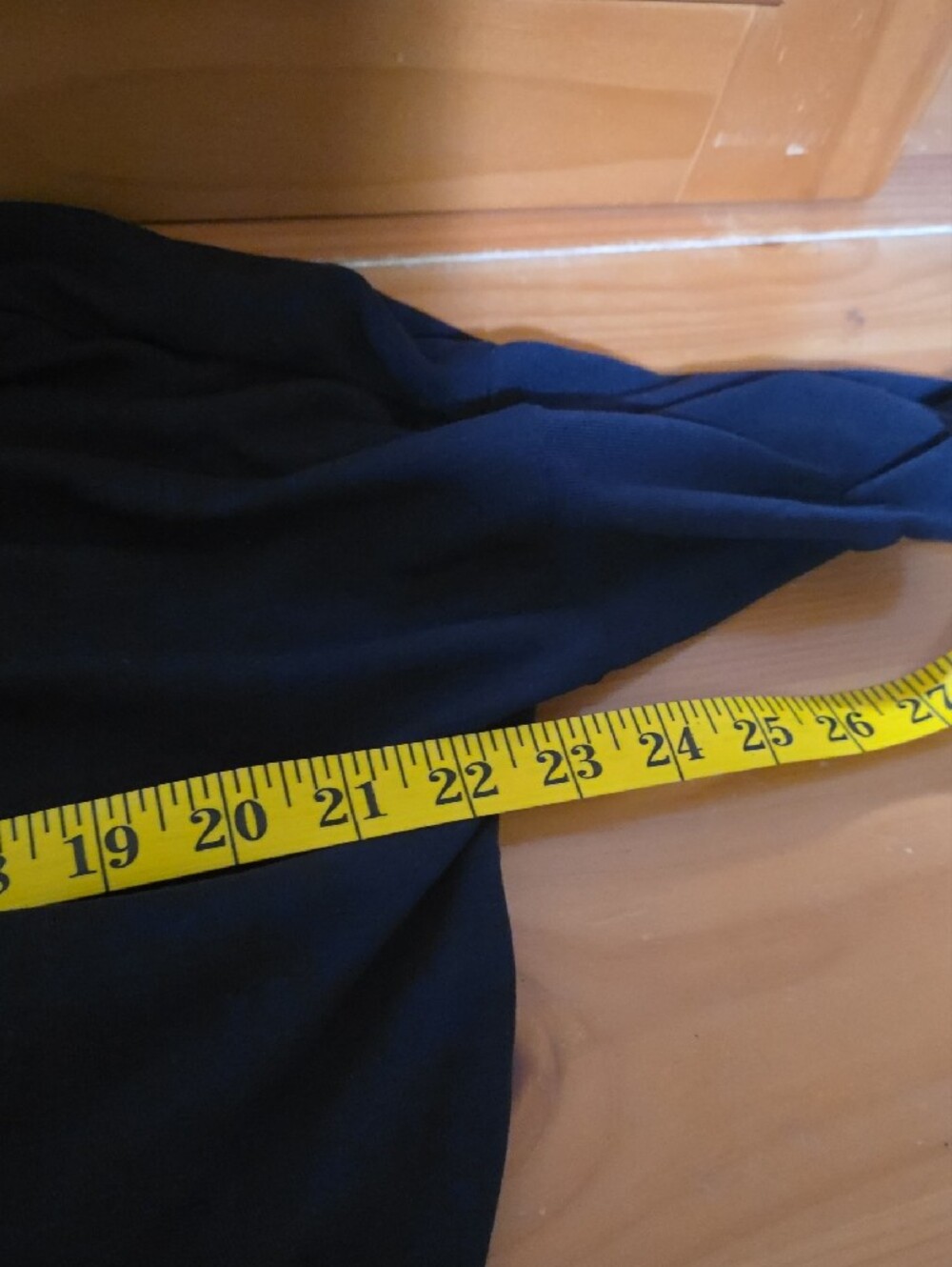 Navy Long-Sleeve Drawstring Waist Dress - Picture 5 of 8